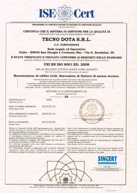 UNI EN ISO 9001